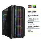 NAMIZNI RAČUNALNIK PC PLUS R79700X 64GB RTX5070TI GAMER 2TB