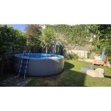 NAPIHLJIV BAZEN IPOOLGO 5.0X1.2M S PEŠČENIM FILTROM IN EL. TLAČILKO