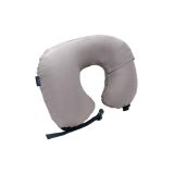 NAPIHLJIVA BLAZINA LAYON POTOVALNI VZGLAVNIK SIV