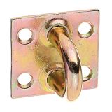 NARBA ALBERTS PLOŠČICA Z OČESOM 37X37MM