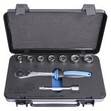 NASADNI KLJUČI 12,7MM 1/2 UNIOR 10-24 MM 9 DELNA V KASETI ART. 190BI6P9-ANNIV.