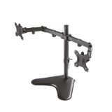NAMIZ. STOJALO ZA MONITOR NEOMOUNTS GIBLJIVO NAMIZNO STOJALO ZA 2 MONITORJA 10-32", 8 KG, FPMA-D550DDBLACK