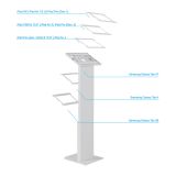 NOSILEC ZA TAB RAČUNALNIK NEOMOUNTS INFORMACIJSKO STOJALO ZA TABLICO FL15-750WH1