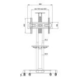 MOBILNO STOJALO ZA ZASLON NEOMOUNTS MOBILNO STOJALO ZA ZASLONE 32-75" 50 KG, NM-M1700BLACK