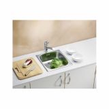 NERJAVNO POMIVALNO KORITO ALVEUS BASIC 10, SATIN 380X440 MM