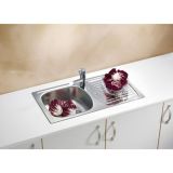 NERJAVNO POMIVALNO KORITO ALVEUS BASIC 150, LEINEN 780X435 MM IZTOK 88.9 MM