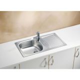 NERJAVNO POMIVALNO KORITO ALVEUS BASIC 150, LEINEN 780X450 MM LUX