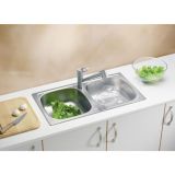 NERJAVNO POMIVALNO KORITO ALVEUS BASIC 160, NAT 780X435 MM IZTOK 88.9 MM