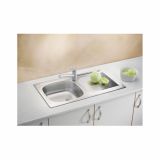 NERJAVNO POMIVALNO KORITO ALVEUS BASIC 60, SATIN 860X435 MM