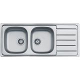 NERJAVNO POMIVALNO KORITO ALVEUS LINE 100, LEINEN 1160X500 MM