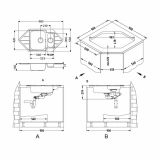 NERJAVNO POMIVALNO KORITO ALVEUS LINE 40, SATIN 985X500 MM