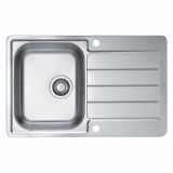 NERJAVNO POMIVALNO KORITO ALVEUS LINE MAXIM 80, SATIN 790X500 MM