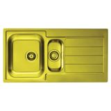 NERJAVNO POMIVALNO KORITO ALVEUS MONARCH LINE 10, GOLD 980X500 MM