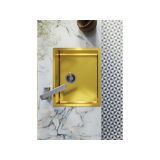 NERJAVNO POMIVALNO KORITO ALVEUS MONARCH QUADRIX 50, GOLD 550X450 MM