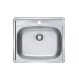 NERJAVNO POMIVALNO KORITO ALVEUS MORE 10, SATIN 560X500 MM