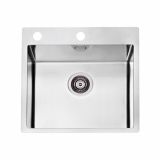 NERJAVNO POMIVALNO KORITO ALVEUS PURE 30, SATIN 515X525 MM