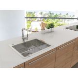 NERJAVNO POMIVALNO KORITO ALVEUS PURE UP 70, SATIN 565X525 MM