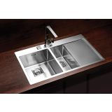 NERJAVNO POMIVALNO KORITO ALVEUS STYLUX 60, SATIN 860X510 MM DESNI