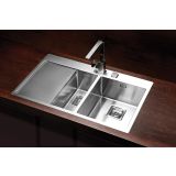 NERJAVNO POMIVALNO KORITO ALVEUS STYLUX 60, SATIN 860X510 MM DESNI