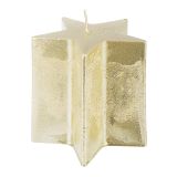 SVEČA BIZZOTTO 7X7.5 CM NIVA GOLD STAR