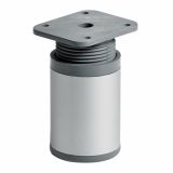 REGULACIJSKA NOGICA ZA POHIŠTVO HETTICH DIY JEKLENA 60-75X40 MM, IZGLED ALUMINIJ