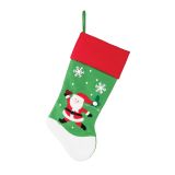 STENSKA DEKORACIJA GLOSSTYLE NOGAVICA IZ FILCA 53 CM BOŽIČEK ALI SNEŽAK