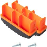 OPREMA IN DELI ZA LESTEV KRAUSE NOGICA PVC 97X25 MM ORANŽNA