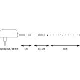 NOTRANJI LED TRAK PAULMANN SIMPLED SET 7.5M RGB 15W MOTION 230/12V DC