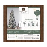 NOVOLETNA JELKA EVERLANDS 150 CM, Z LUČKAMI+OKRASKI