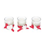 NOVOLETNA SVEČA DIŠEČA V KOZARCU VANILIJA 5.5X6.5 CM