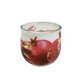 NOVOLETNA SVEČA MULLER DIŠEČA V KOZARCU CIMET, POMARANČA, GRAN.JABOLKO