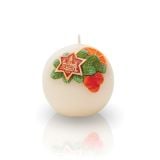 NOVOLETNA SVEČA MULLER OKROGLA EVE 80 MM JAJČNA