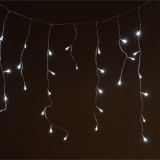 NOVOLETNE LUČKE, ZAVESA, 200 LED LUČK, 20 UTRIPAJOČIH, BELE BARVE