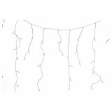 NOVOLETNE LUČKE, ZAVESA, 200 LED LUČK, 20 UTRIPAJOČIH, BELE BARVE