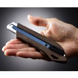 NOŽ ZA LEPENKO OLFA 18 MM ŠIROKI AVTO ZAKLEP WD-AL/BRN KOMPOZIT