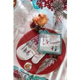 PRIJEMALKA AMO LA CASA NY NUTCRACKER 17X17 CM IN ROKAVICA 18X30 CM, SORT.