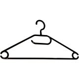 OBEŠALNIK CORONET ZA OBLEKO 10/1 42.5 CM