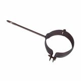 OBJEMKA ZA ŽLEB ŠUŠTERŠIČ FI 10 CM POCINKANA RJAVA KRATKA