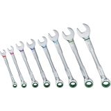 OBROČNI KLJUČ Z RAGLJO BOSCH DIY 8-DELNI ZELENI