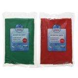 KOŠARA ALI PODLAGA ODEJA FILC 100X80 CM RDEČA / ZELENA