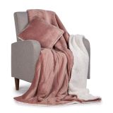 ODEJA SVILANIT IN VZGLAVNIK HUG, ROZNA BARVA 130X200