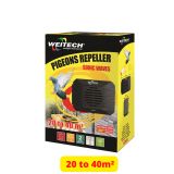 ODGANJALEC ŽIVALI WEITECH ZVOČNI ODGANJALEC GOLOBOV SONIC 20-40 M2