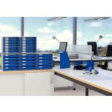 ODLOŽNI PREDAL, PREDALNIK LEITZ 5280-35, 5 PREDALOV MODER