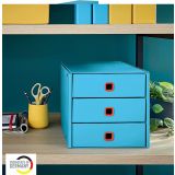 ODLOŽNI PREDAL, PREDALNIK LEITZ COSY-WOW COSY 3-DELNI ZLOŽLJIV MODER