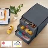 ODLOŽNI PREDAL, PREDALNIK LEITZ COSY-WOW COSY 3-DELNI ZLOŽLJIV SIV