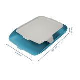 ODLOŽNI PREDAL, PREDALNIK LEITZ COSY-WOW COSY Z DODATNO POLIČKO MODER