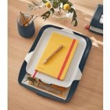 ODLOŽNI PREDAL, PREDALNIK LEITZ COSY-WOW COSY Z DODATNO POLIČKO SIV