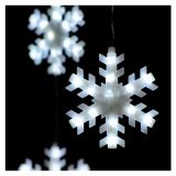 LUČKE MQ OKENSKA ZVESA 8 SNEŽINK 16 CM 90 X 100 CM