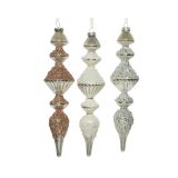 OKRASEK ZA JELKO DECORIS BELE/SREBRNE/ZLATE BARVE SORT