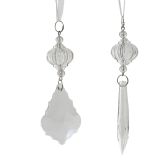 OKRASEK ZA JELKO DECORIS IRIS, PVC 3X4X14 CM SORTIRANO